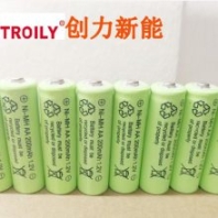 太阳能草坪灯专用用镍氢充电电池，TROILY AA200电池，厂家直销